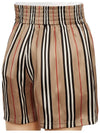 Icon Stripe Shorts Beige - BURBERRY - BALAAN.