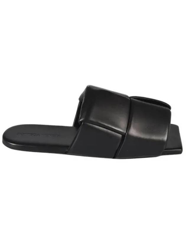 Men's Patch Mule Slippers Black - BOTTEGA VENETA - BALAAN 2