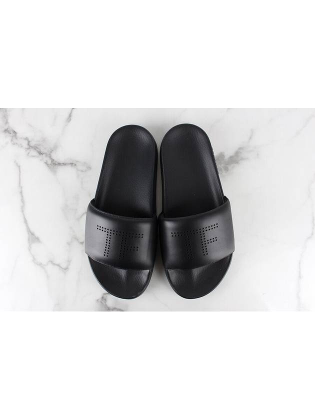 TF logo sandal slippers black 9 280 - TOM FORD - BALAAN 9