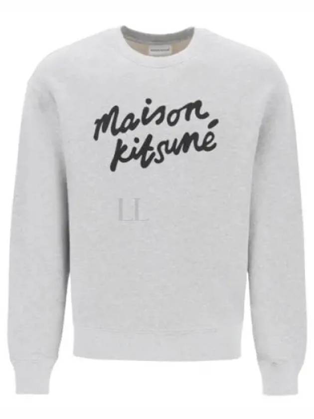 Logo Print Sweatshirt Grey - MAISON KITSUNE - BALAAN 2