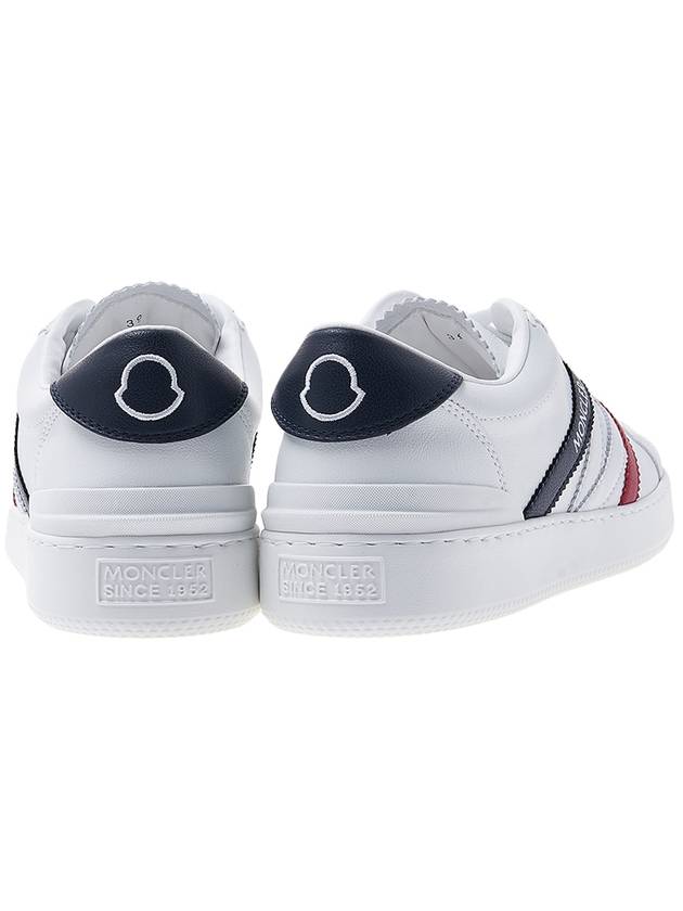 Men's Monaco Trainer Low Top Sneakers White - MONCLER - BALAAN 5