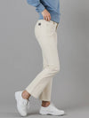 Cotton Span Waist Band 94 Semi Boot Cut White Pants DO6222PT67 - DOYOUKNOWMC GOLF WEAR - BALAAN 3