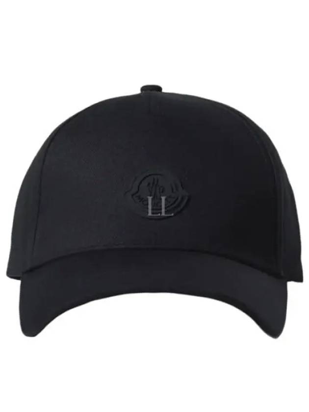 3B00007 0U082 999 Logo Patch Baseball Cap Hat - MONCLER - BALAAN 1