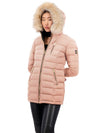 Women's fur lightweight down jacket ROSELAWN2 JACKET - MOOSE KNUCKLES - BALAAN 13