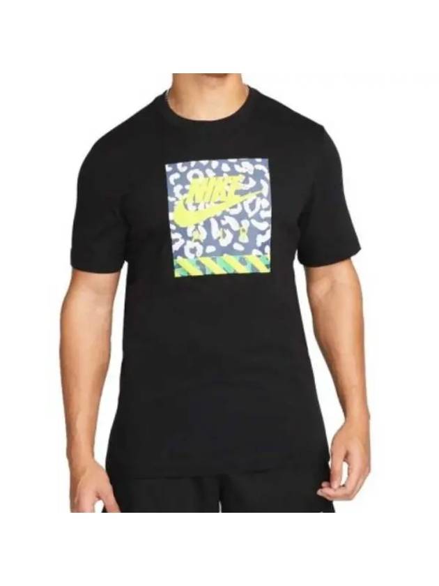 Brandleaf HBR Short Sleeves T-Shirt Black - NIKE - BALAAN 1