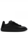 Leather Box Low Top Sneakers Black - BURBERRY - BALAAN 2