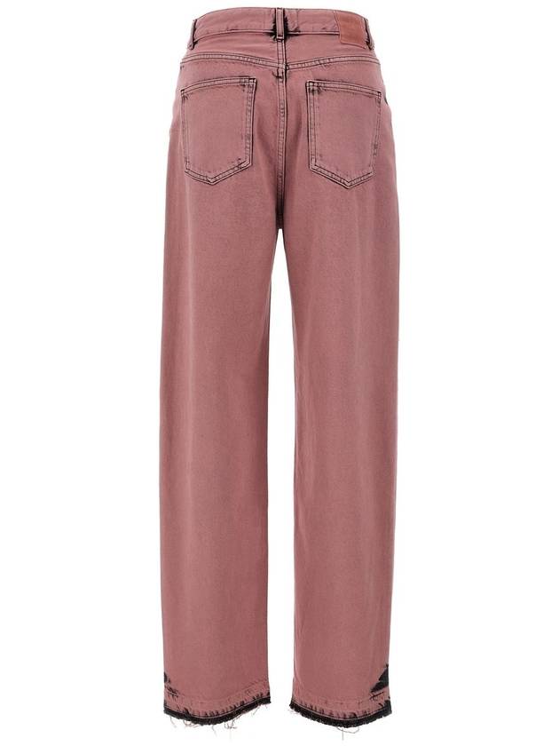 Moschino Jeans Pink Cotton Jeans - MOSCHINO - BALAAN 2