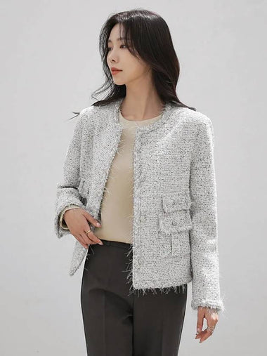 Delf wool tweed jacket - MONO AT.D - BALAAN 1