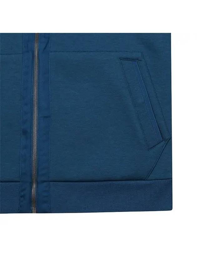 Men s full zip up hooded cardigan 6204GDSP BLUE GREEN - BLACK&WHITE - BALAAN 4