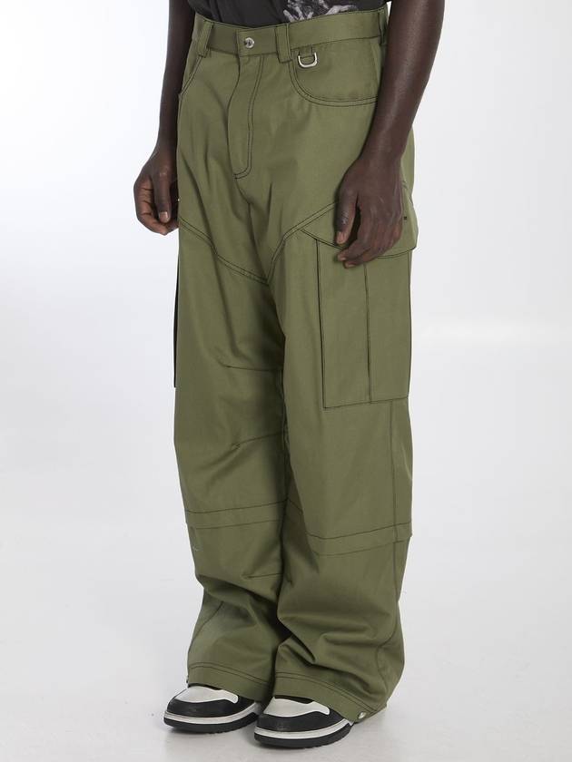 Cargo straight pants army green - OFF WHITE - BALAAN 3