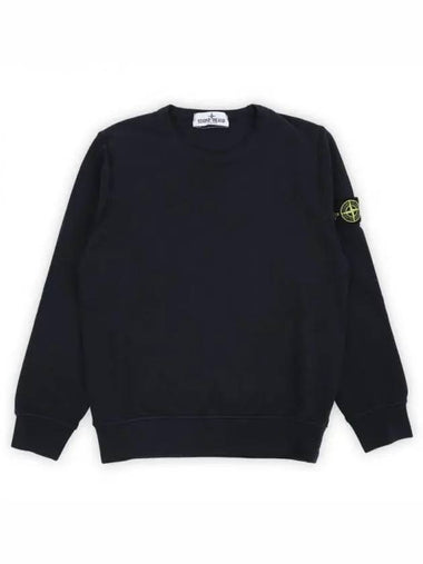 Stone Kids Wappen Patch Round Neck Sweatshirt Navy 801661340 V0020 271697 1063040 - MONCLER - BALAAN 1