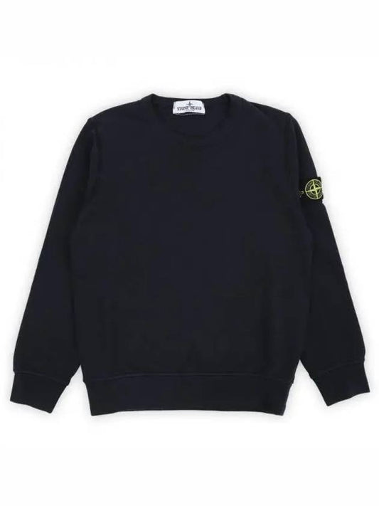 Stone Kids Waffen Patch Round Neck Sweatshirt Navy 801661340 V0020 1063040 - MONCLER - BALAAN 1