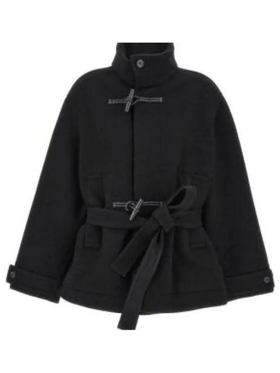 Short Baroque Duffle Coat Black - LEMAIRE - BALAAN 2