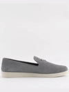 Suede Loafers Grey - PRADA - BALAAN 6