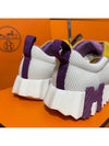 Women's Bouncing Sneakers White Mesh H Yellow Purple Two Tone - HERMES - BALAAN 8