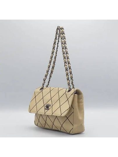 brown shoulder bag - CHANEL - BALAAN 2