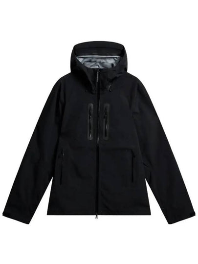 Nikoli Utility Hooded Zip-Up Jacket Black - J.LINDEBERG - BALAAN 2