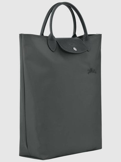 Le Pliage Green Medium Tote Bag Graphite Women s - LONGCHAMP - BALAAN 2