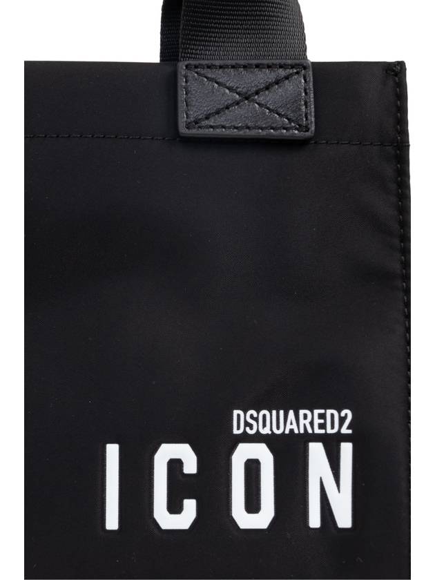 Dsquared2 Handbag With Printed Logo, Women's, Black - DSQUARED2 - BALAAN 6