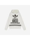 Adidas cotton hooded sweatshirt white - GUCCI - BALAAN 1