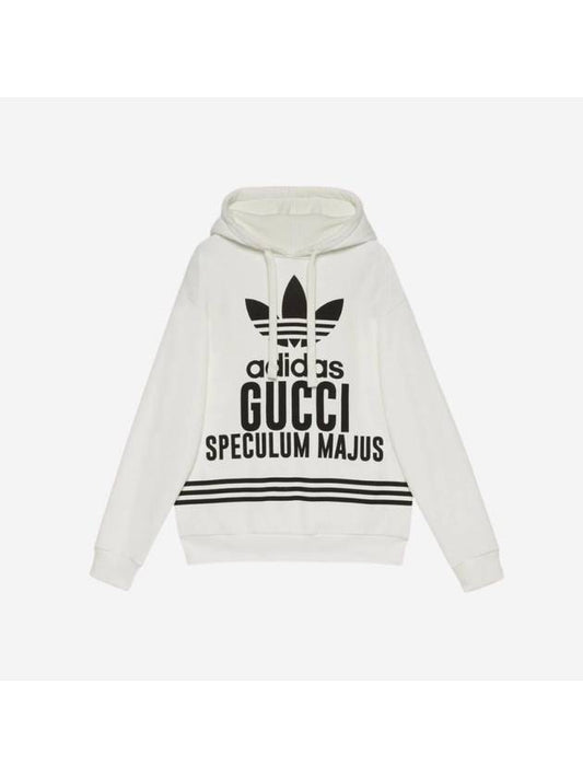 Adidas cotton hooded sweatshirt white - GUCCI - BALAAN 1