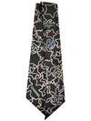 AA8007 Star Silk Twilly Scarf Black TSSW - CHANEL - BALAAN 1