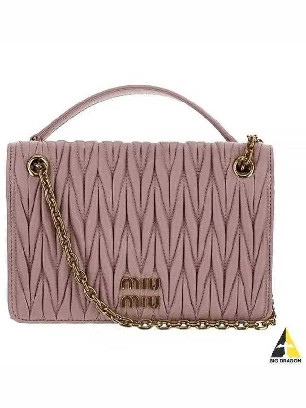 Matelasse Nappa Leather Mini Bag Pink - MIU MIU - BALAAN 2