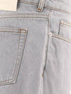 Loose Fit Denim Straight Jeans Grey - AMI - BALAAN 5