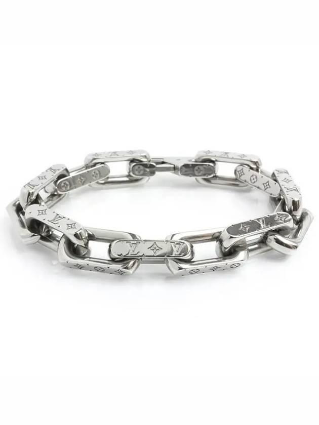 Monogram Chain Bracelet Silver - LOUIS VUITTON - BALAAN 3