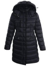 Women's Hermine Hooded Padded Black - MONCLER - BALAAN 1