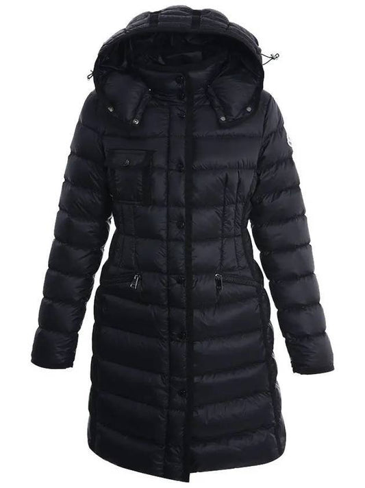 Women's Hermine Hooded Padding Black - MONCLER - BALAAN 1