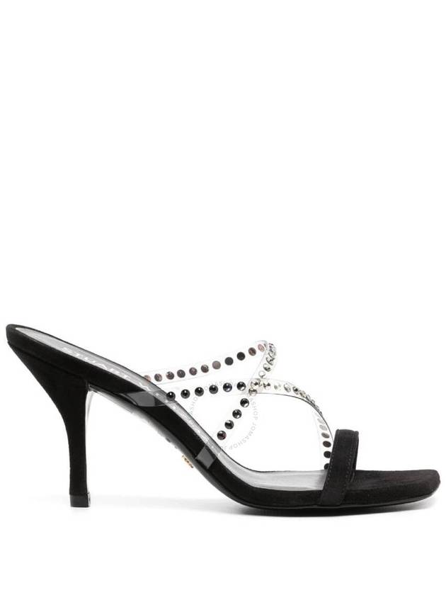 Stuart Weitzman Strapeze Crystal 85 Mules, Brand Size 36 ( US Size 5.5 ) - STUART WEITZMAN - BALAAN 1