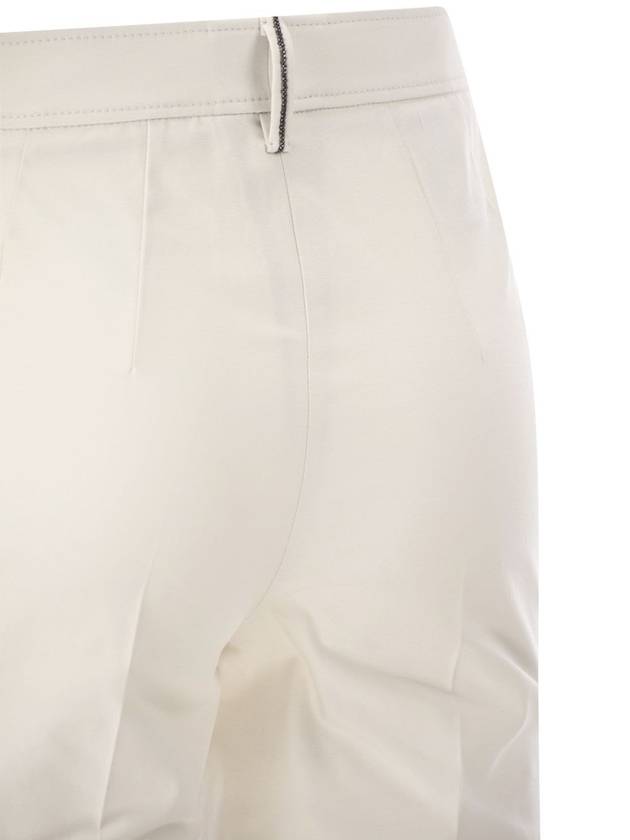 Short Pants M0F70P8593 C8949 WHITE - BRUNELLO CUCINELLI - BALAAN 5