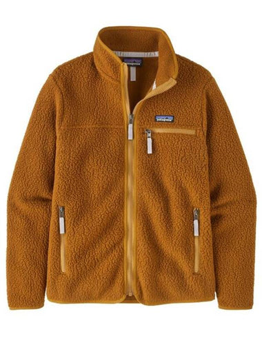 Women's Retro Pile Fleece Zip-up Jacket Brown - PATAGONIA - BALAAN 1