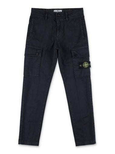 Kids Stone Island Straight Pants 811630115 V0120 NAVY - STONE ISLAND - BALAAN 1