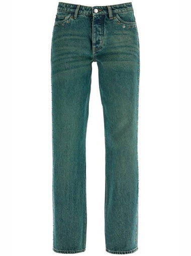 Wool Crowd Straight Jeans Greenish Denim - PALOMA WOOL - BALAAN 1