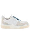 Logo Lace-Up Low Top Sneakers White - SALVATORE FERRAGAMO - BALAAN 2