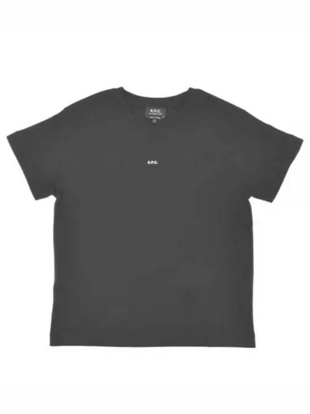 Women's Jade Logo Short Sleeve T-Shirt Black - A.P.C. - BALAAN 2