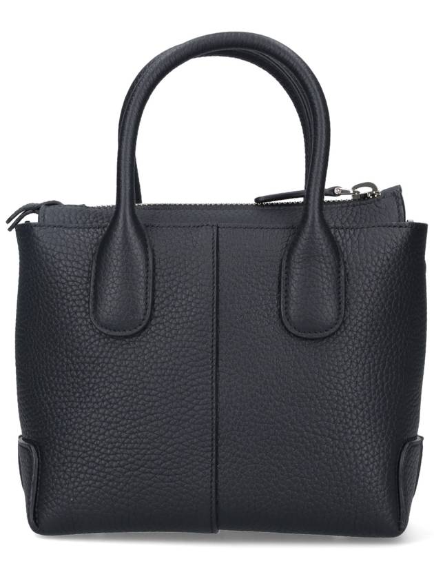 Di Leather Tote Bag Black - TOD'S - BALAAN 4