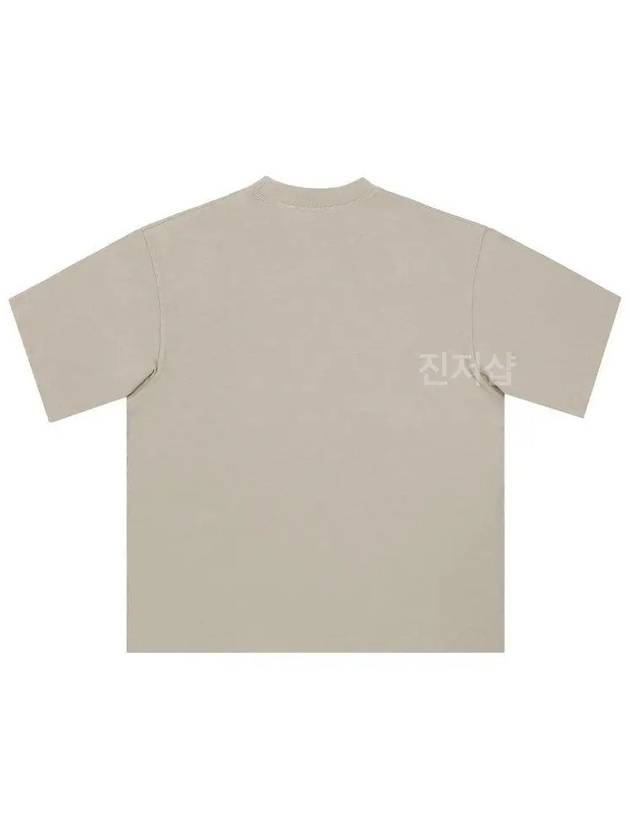 Small Logo Short Sleeve T-Shirt Champagne Beige - ACNE STUDIOS - BALAAN 3