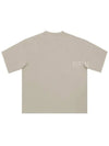 Small Logo Short Sleeve T-Shirt Champagne Beige - ACNE STUDIOS - BALAAN 3