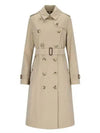 The Long Kensington Heritage Trench Coat Honey - BURBERRY - BALAAN 2