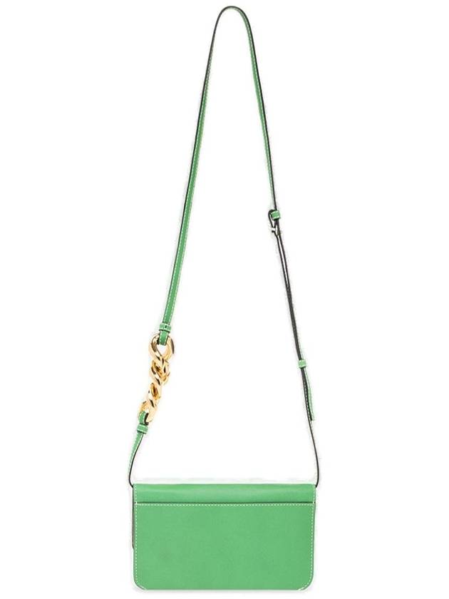 Logo Print Small Shoulder Bag Green - JW ANDERSON - BALAAN 4