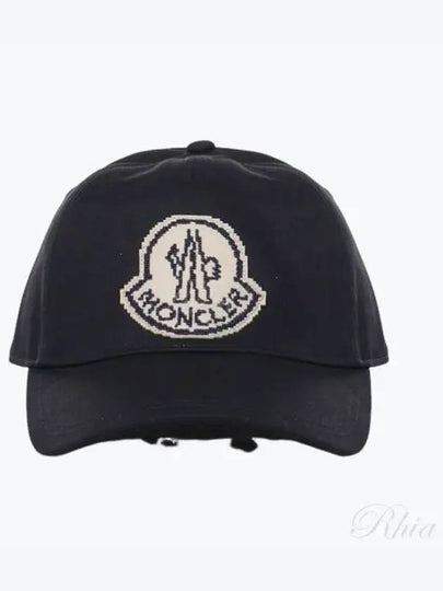 Logo Patch Ball Cap Black - MONCLER - BALAAN 2