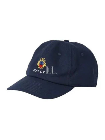 Embroidered Logo Ball Cap Navy - BALLY - BALAAN 2