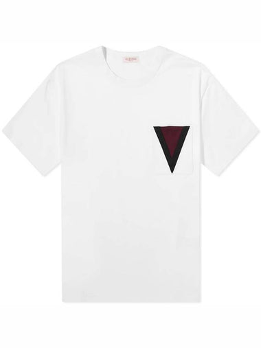 V logo short sleeve t-shirt white - VALENTINO - BALAAN 1