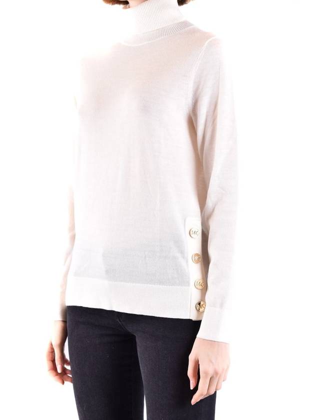 Turtleneck MF360NV4VR110 White - MICHAEL KORS - BALAAN 5