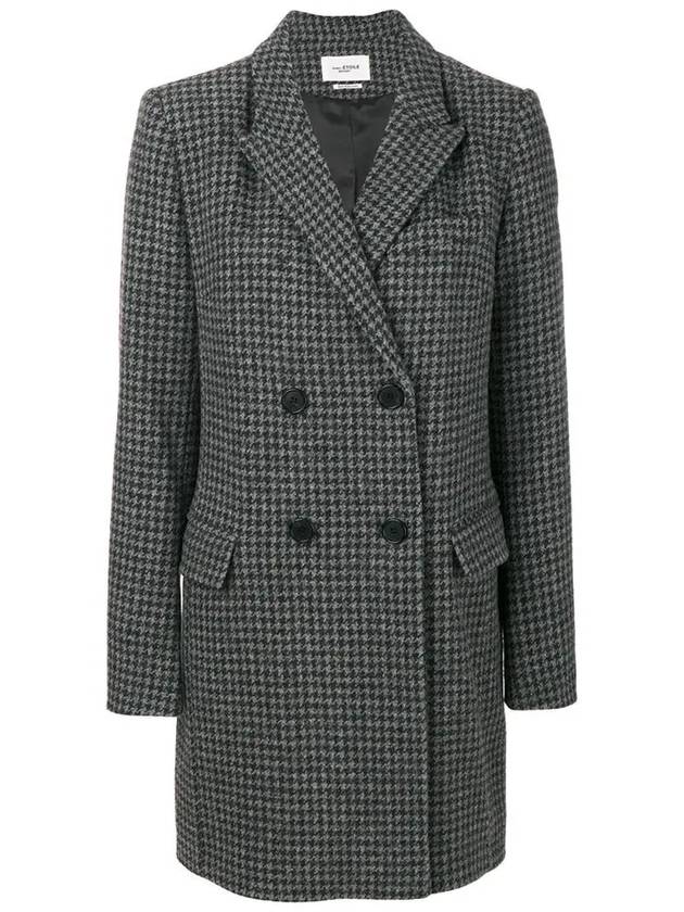 11Th Anniversary Double Breasted Double Coat Grey - ISABEL MARANT - BALAAN 3