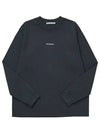 Logo Print Long Sleeve T-Shirt Black - ACNE STUDIOS - BALAAN 3