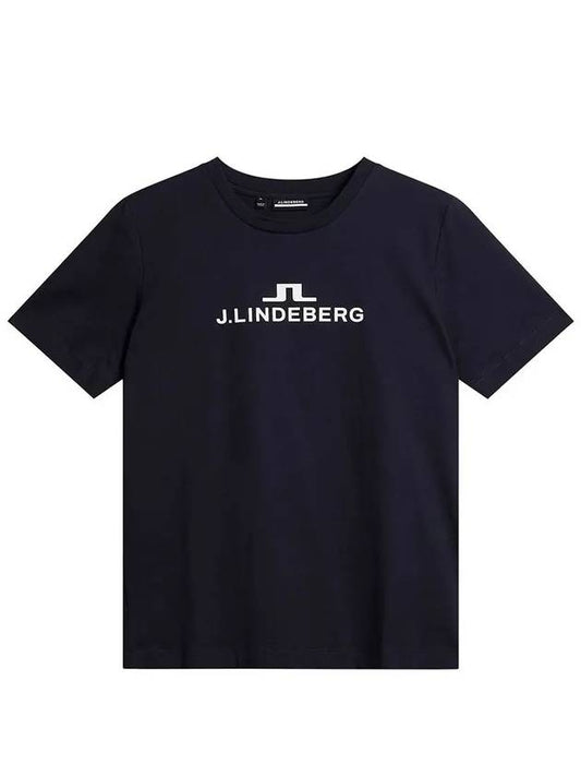 Alpha Short Sleeve T Shirt Navy - J.LINDEBERG - BALAAN 2